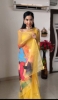 Picture of Ready-to-Wear Organza Saree with Radha Krishna