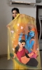 Picture of Ready-to-Wear Organza Saree with Radha Krishna