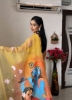 Picture of Ready-to-Wear Organza Saree with Radha Krishna