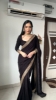 Picture of Ready-to-Wear Velvet Saree with Exquisite Embroidery