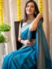 Picture of Rainbow Chiffon Symphony  Ready-to-Wear Multicolor Saree