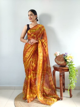 Picture of 6-Color Chiffon Symphony Ready-to-Wear Saree