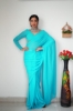 Picture of Awesome Georgette silk saree with different color