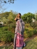 Picture of Soft Cotton Block Printed Saree With Gray Color