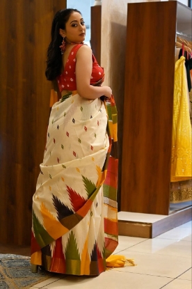 Picture of JAIPUR SPECIAL: Pure Cotton Block Print Saree