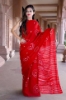 Picture of Soft Cotton Jaipur Block Print Red Saree 