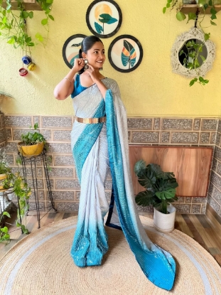 Picture of Shine Instantly in Our 1-Minute Sequin Saree Collection! ✨