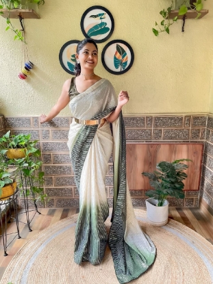 Picture of Shine Instantly in Our 1-Minute Sequin Saree Collection! ✨