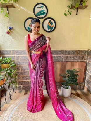 Picture of Shine Instantly in Our 1-Minute Sequin Saree Collection! ✨