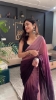 Picture of Pink & Wine Magic: Effortless Saree Elegance in 1 Minute!