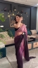 Picture of Pink & Wine Magic: Effortless Saree Elegance in 1 Minute!