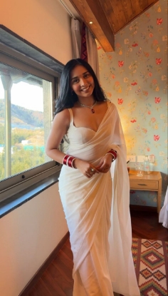 Picture of Stun in Elegance with Our Ready-to-Wear Saree in White Glow