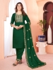 Picture of Viscose Embroidered Kurti Set with Dupatta and Pants