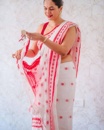 Picture of Shine On! Celebrate in Style with this Soft Saree 