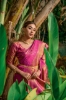 Picture of Exquisite Lichi Silk Saree with Breathtaking Zari Work