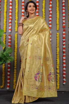 Picture of Stunning Paithani Saree in 9 Vibrant Meenakari Colors