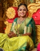 Picture of Luxurious Litchi Silk Saree with Golden Jari Work