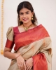 Picture of Golden Elegance: A Soft Silk Saree for Every Celebration