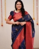 Picture of Golden Elegance: A Soft Silk Saree for Every Celebration