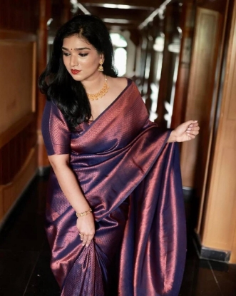 Picture of Golden Elegance: A Showstopper Saree for Every Occasion