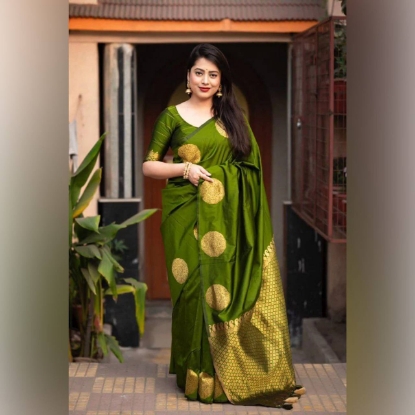 Picture of Breathable Banarasi Sarees for Your Dream Wedding