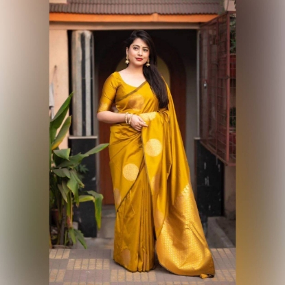 Picture of Breathable Banarasi Sarees for Your Dream Wedding