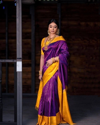 Picture of Breathable Banarasi Sarees for Your Dream Wedding