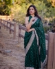 Picture of Celebrate Comfortably in a Breathable Organic Banarasi Saree