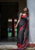 Picture of Stunning Lilan Saree with All-Over Weaving and Rich Pallu In Black