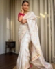 Picture of Litchi Silk Saree with Intricate Jacquard Design