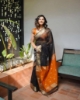 Picture of Soft Lilan Saree with Rich Pallu and Weaving Work