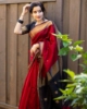 Picture of Luxe Lilac Saree with Stunning Weaving