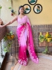 Picture of Sequin Saree with a Flowy Crush Pattern