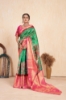 Picture of Pattu Kalamkari Saree with Brocade Blouse