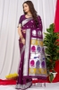 Picture of Stunning New Design Paithani Saree with Rich Pallu and Meenakari Work