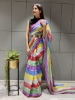 Picture of  Designer Georgette Saree with Metal Belt - Perfect for Parties