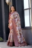 Picture of Super Hit Dola Silk Saree with Exquisite Brown Jacquard Border 