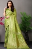 Picture of Soft Kanchipuram Saree in Pure Silk with Zari