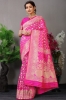 Picture of Soft Kanchipuram Saree in Pure Silk with Zari