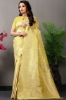 Picture of Soft Kanchipuram Saree in Pure Silk with Zari