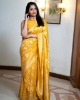 Picture of Luxurious Litchi Silk Saree with Rich Pallu and Jacquard Design