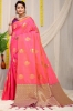 Picture of Stunning Silk Saree with Rich Pallu and Copper Zari Work