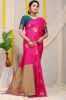 Picture of Stunning Silk Saree with Rich Pallu and Copper Zari Work