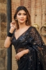 Picture of Dazzle in our Most Beautiful Black Sequin Saree