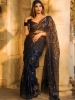 Picture of Dazzle in our Most Beautiful Black Sequin Saree