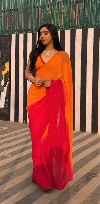 Picture of Ready-to-Wear Saree in Gold and Royalty