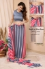 Picture of Gray & Pink Laheriya Saree: Elegance in a Minute